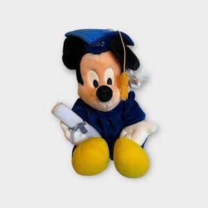 Disney Disneyland Resort Graduation 2002 Mickey Mouse Plus Doll 15”